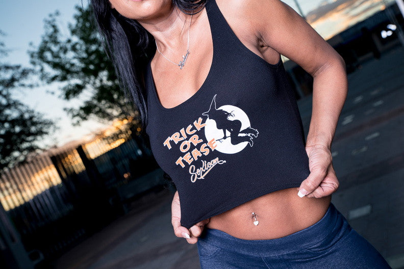 Trick Or Tease Crop Tank