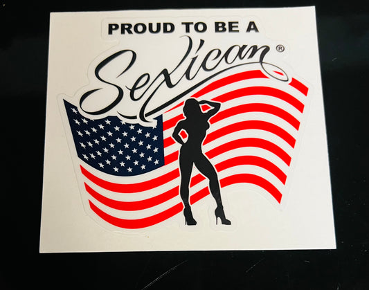 Proud To Be Sexican USA Sitcker