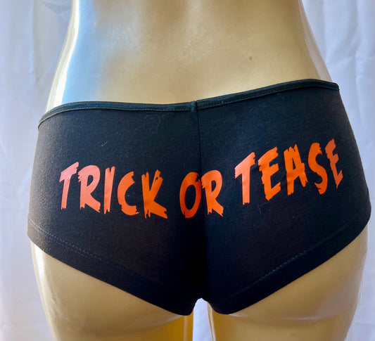 TRICK OR TEASE BOOTY SHORTS