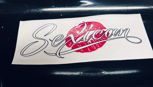 Sexican Lip  Logo Sticker